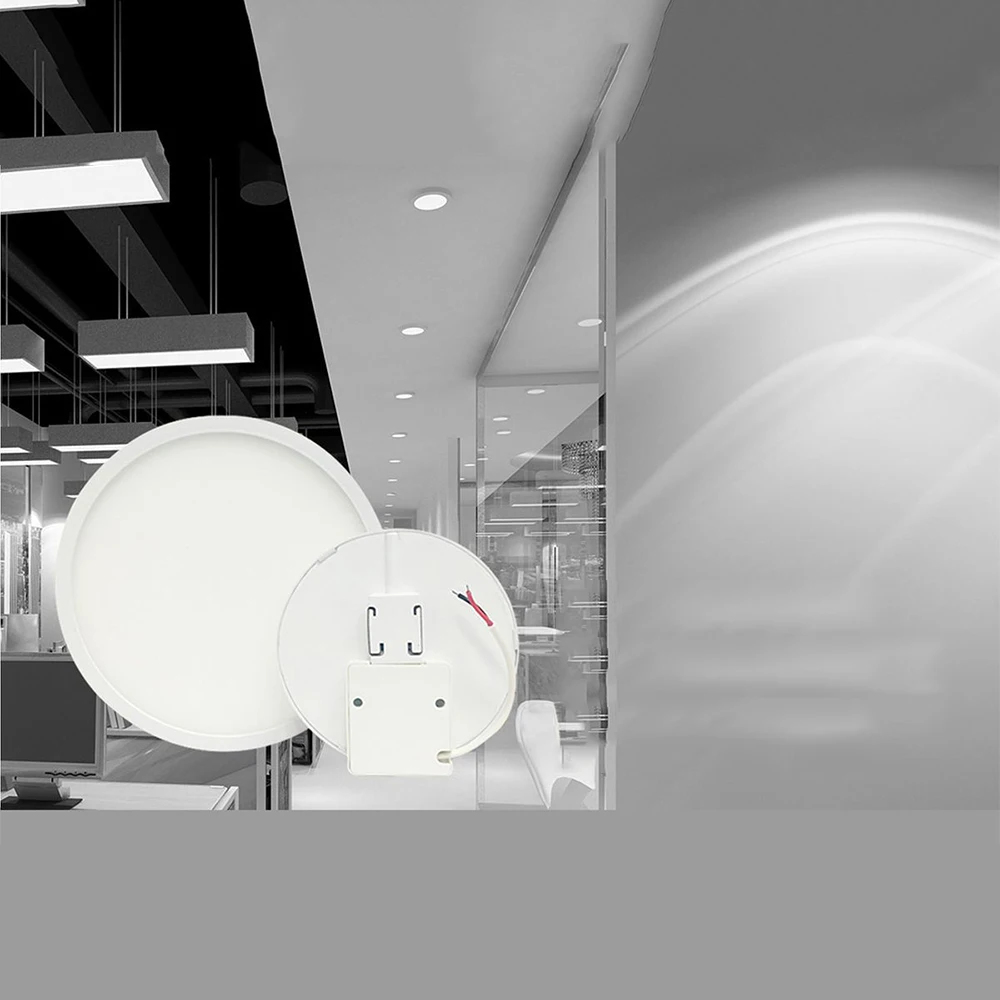 Круглый/Квадратный светодиодный потолочный светильник для Спальня Панель Лампа