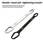 Гаечный ключ Torx с двумя головками, гаечный ключ с трещоткой для очков, велосипедов, мотоциклов, автомобилей, регулируемый гаечный ключ с трещоткой 8-22 мм