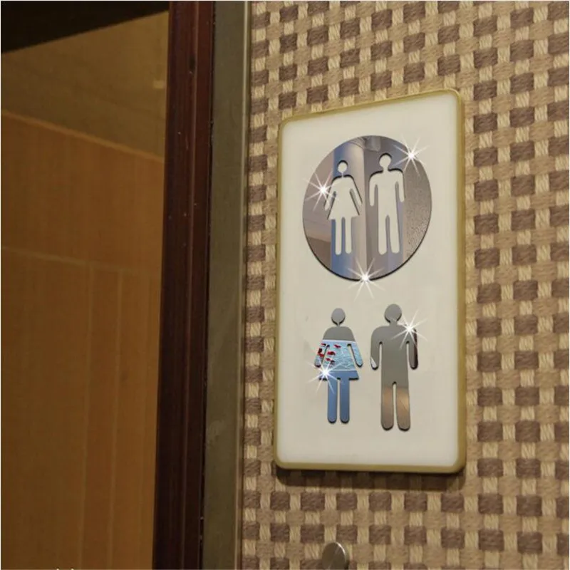 3 шт./компл. горячей акриловый 3D зеркало резные наклейки на стену декоративные