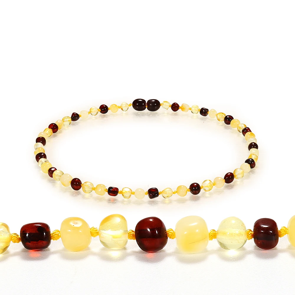 Ожерелье DOREMI 1Cherry1Gold1Honey для детского прорезывателя янтарный браслет мальчиков и