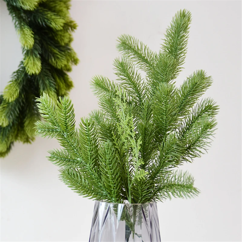 10 шт. с сосновыми иголками искусственные растения цветок ветви для