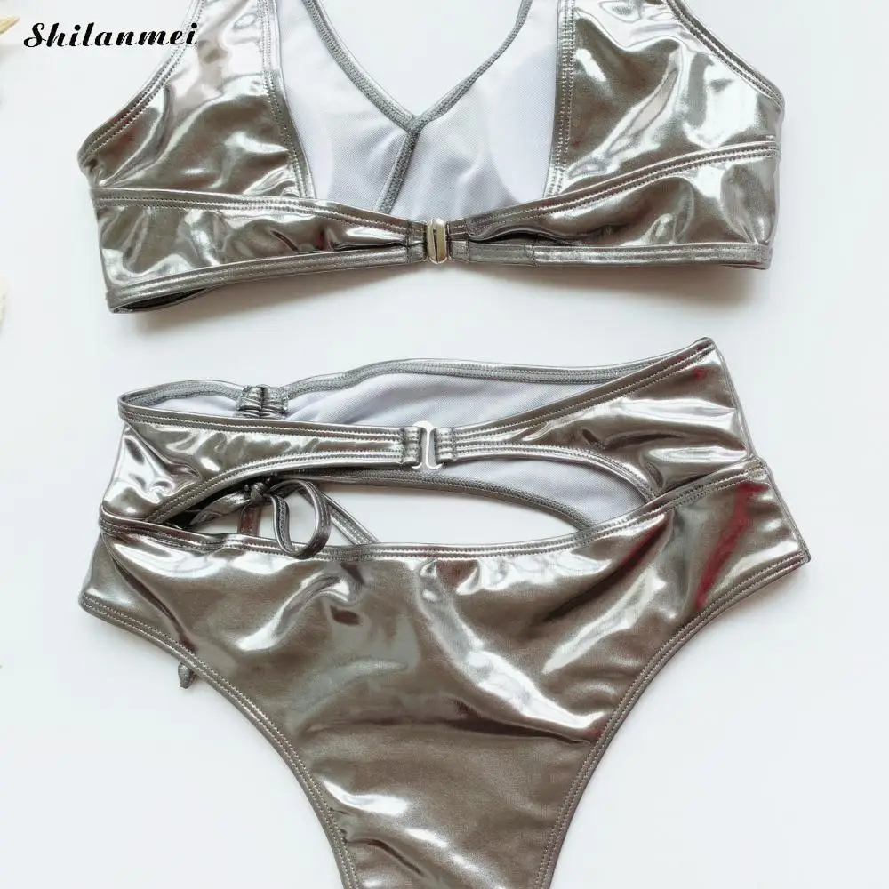 2021 Для женщин пляжное бикини с низкой талией пикантная обувь купальники высокой