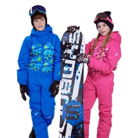2021 winter girls ski overalls warm boys snow jumpsuits thick waterproof children snowboard clothes outdoor sport skiing suits
