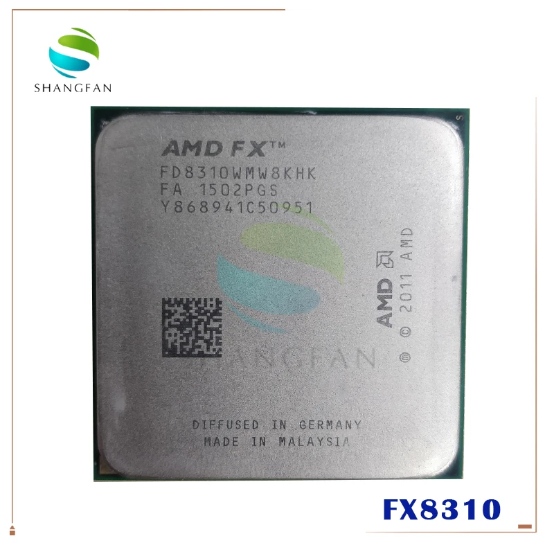 

AMD FX 8310 FX8310 3.4GHz Eight-Core 3.4G/8M/95W Processor Socket AM3+ 4 orders