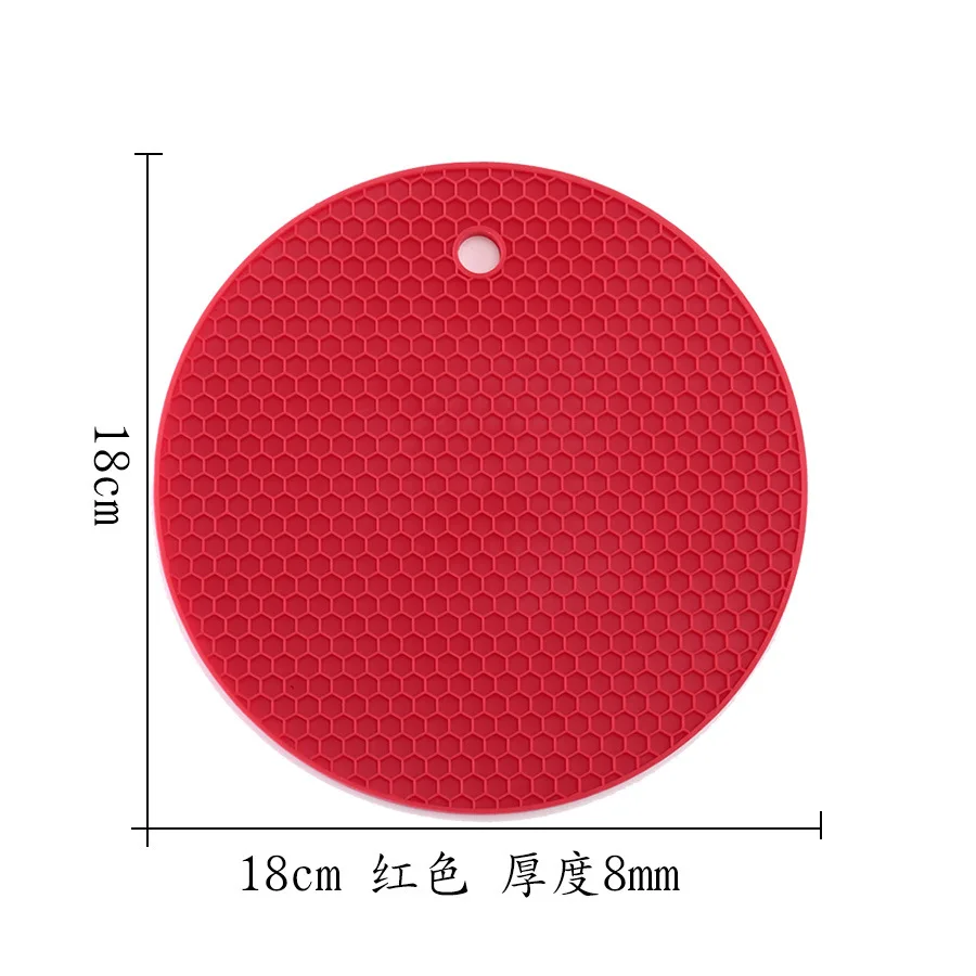 Силиконовые Нескользящие термостойкие коврики подставки под столовые приборы