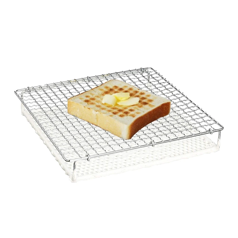 

Wannian Barbecue Net Household Stainless Steel Sandwich Barbecue Net Barbecue Fish Barbecue Clip Net