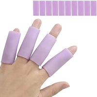 10pcs gel finger little toe protector for finger touch hand eczema finger cracks finger arthritis silicon pain relief tube