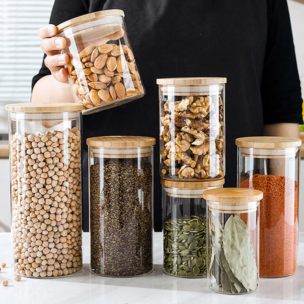 2 шт. коробка для хранения еды с крышкой деревянная Герметичная крышка кухонные