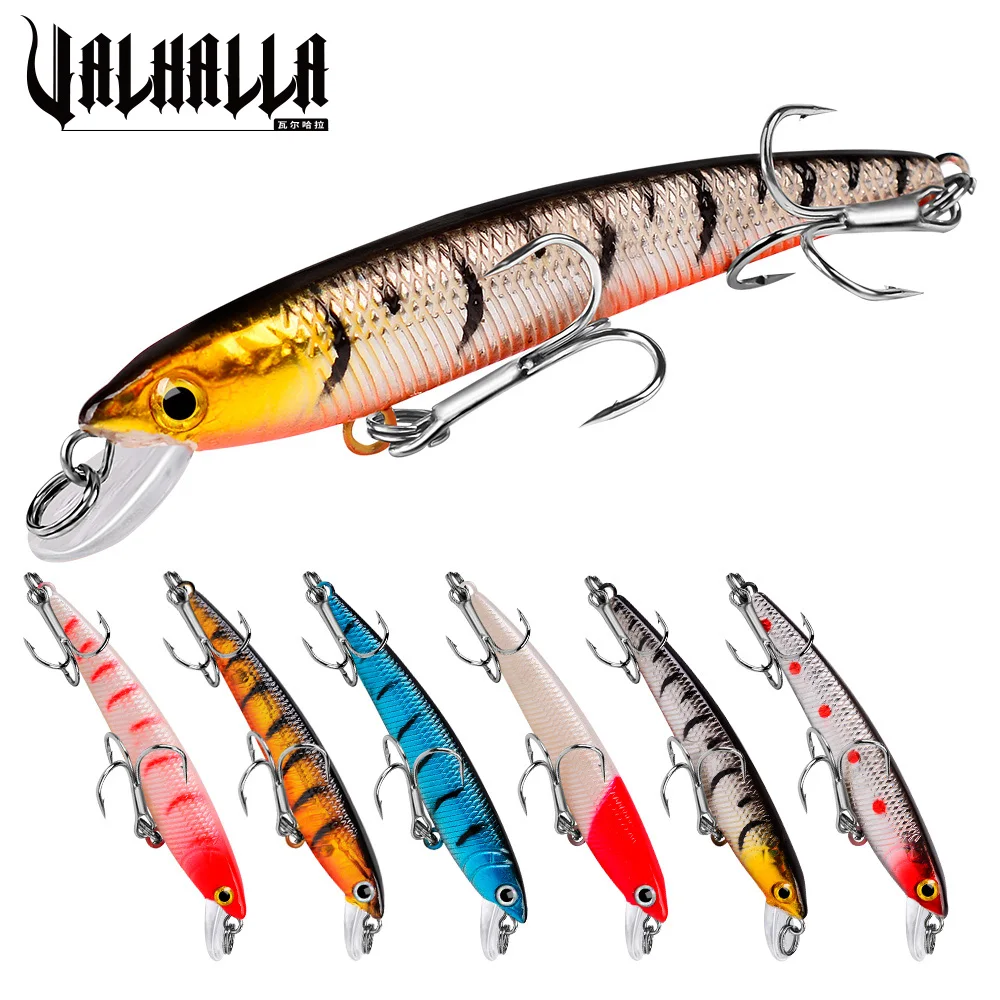 

VALHALLA 6PCS Sinking Fishing Lure 7.5cm 4.6g Minnow Hard Baits Artificial Wobblers Noisy Swimbaits Crankbaits Fishing Tackle