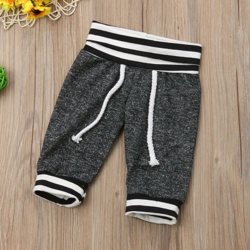 Повседневные штаны-шаровары для маленьких мальчиков и девочек брюки штаны
