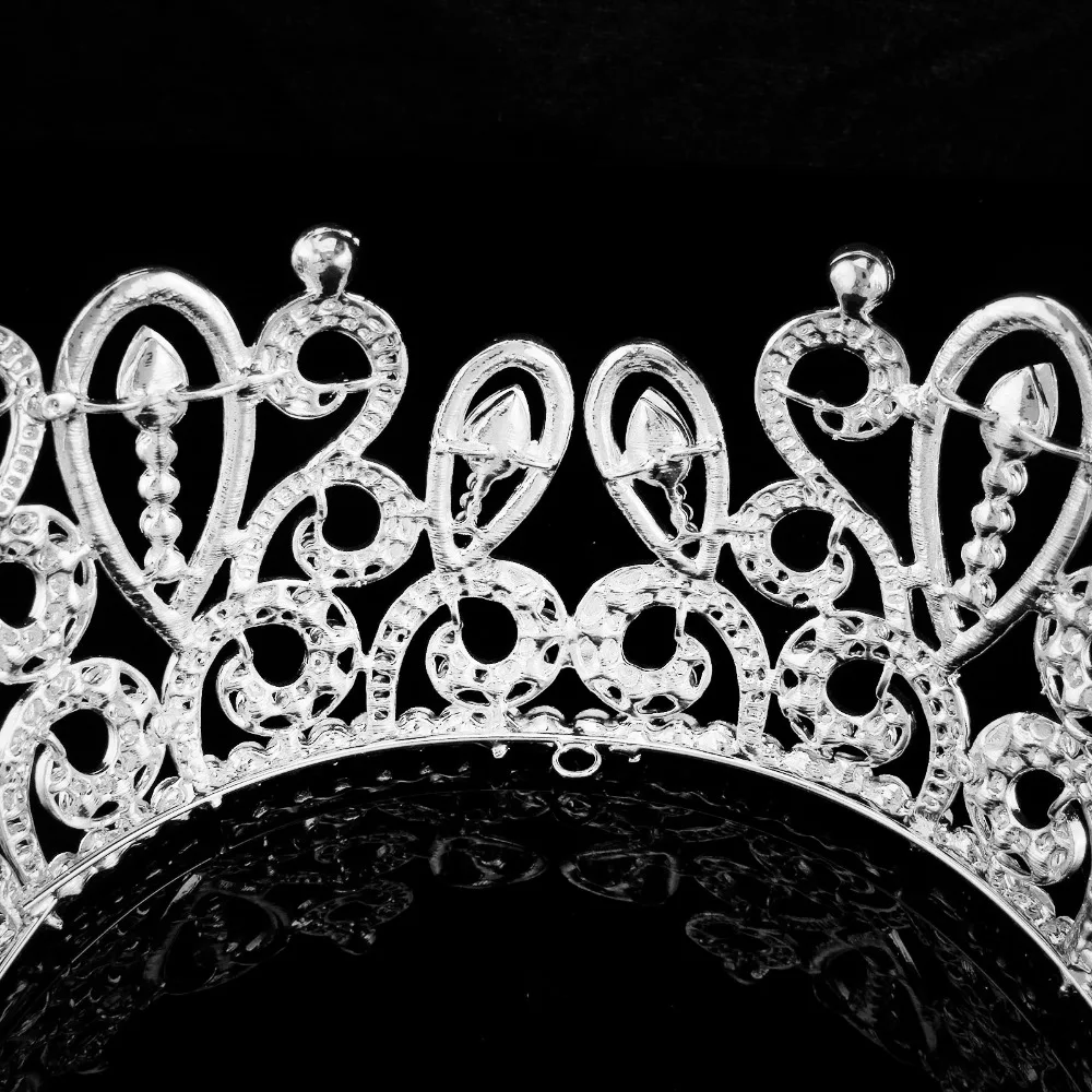 Тиары в стиле барокко женские Свадебные короны принцессы аксессуары для волос с