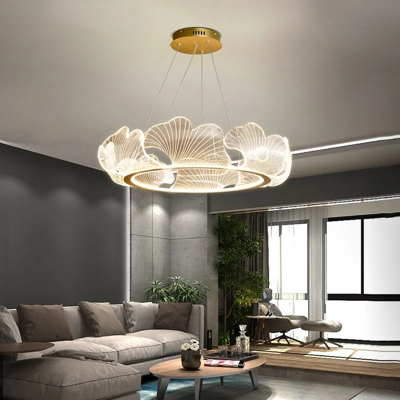 

Acrylic Pendant Lights Led Minimalist Hanging Lamp for Kitchen Living Room Bedroom Modern Pendant Indoor Lighting Lampy Sufitowe