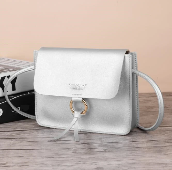 Silver Bai Bolsa feminina, известный бренд, мини сумки через плечо для женщин, сумки-мессенджеры, маленькие женские сумки через плечо, клатч, Сумочка для телефона - Цвет: Silver Bai