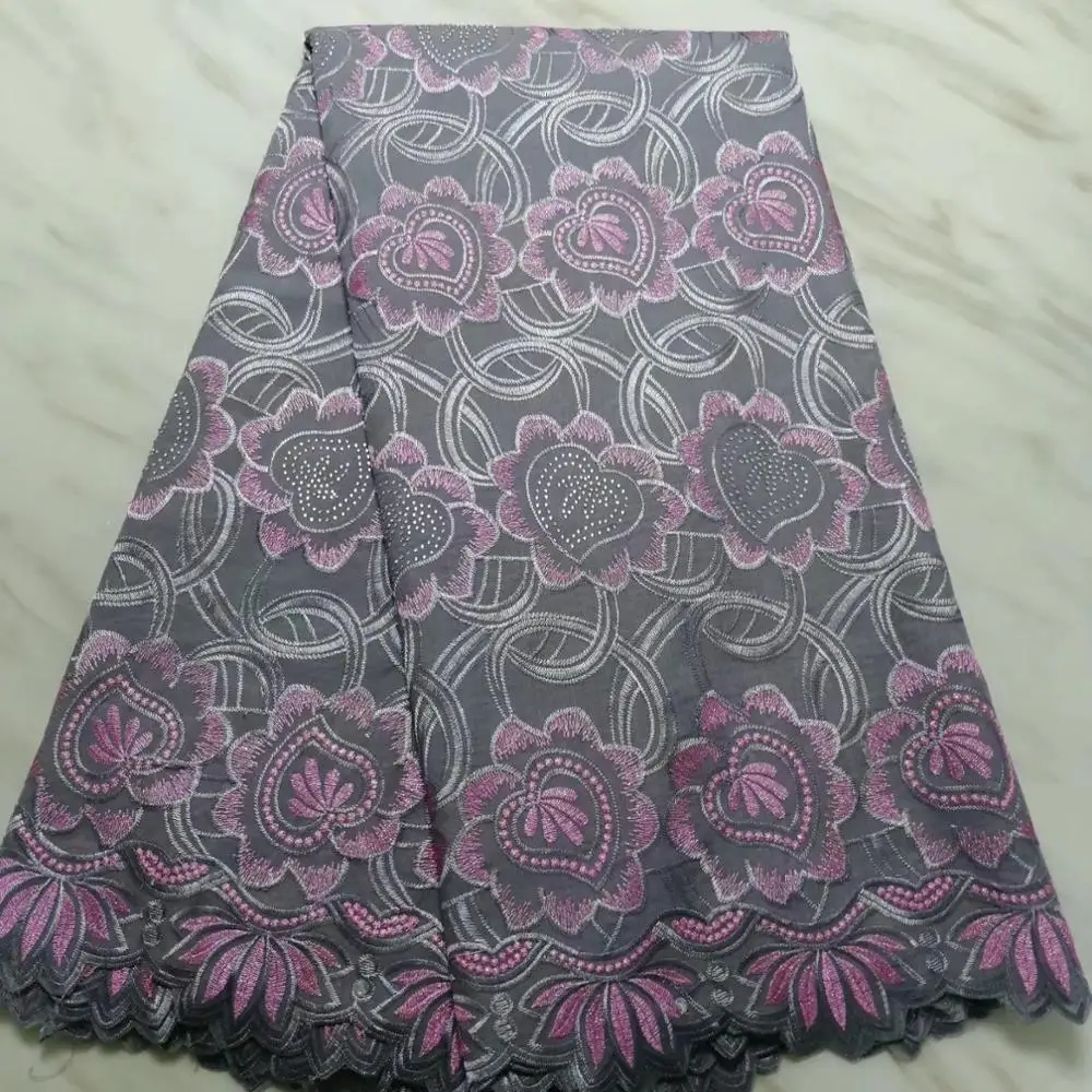 Новейшие Африканские кружева Madison 2019 швейцарская вуаль в Швейцарии хлопковое