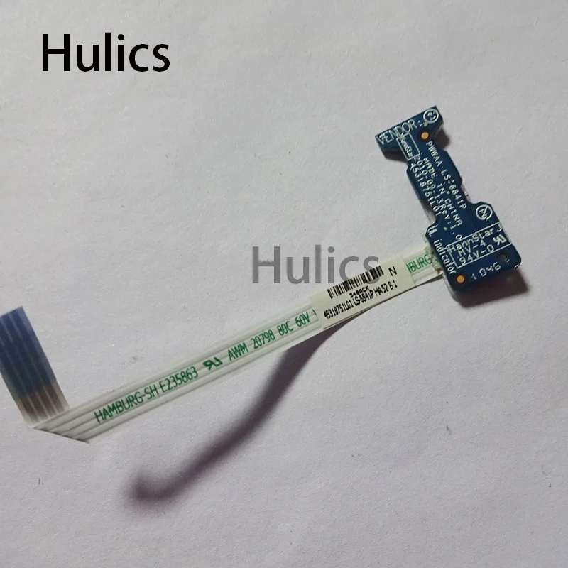 Фото Hulics используется для Toshiba Satellite C660 C665 C660D C665D плата кнопки питания с кабелем №3