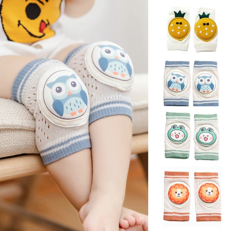

Baby Knee Pads Leg Warmer Safety Protective Cover for Crawling Elastic Short Kneepads Elbow Safety Protective Cover
