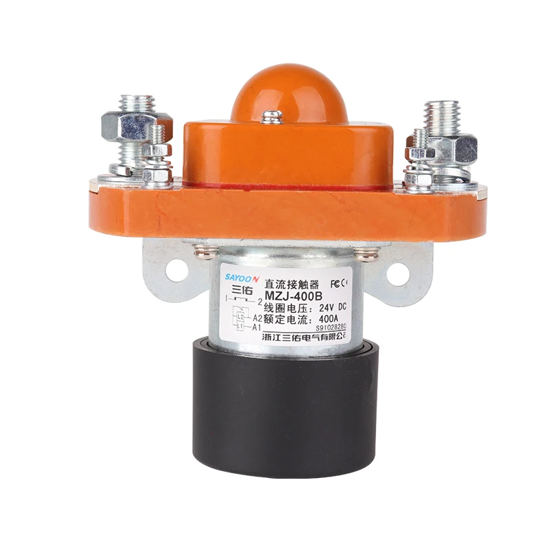 Home Bonde da Corrente 60v do Motor do Contator Contínua do Contator de Mzj-400b Controle Magnético 36v 48v dc Szjb400a 12v 24v
