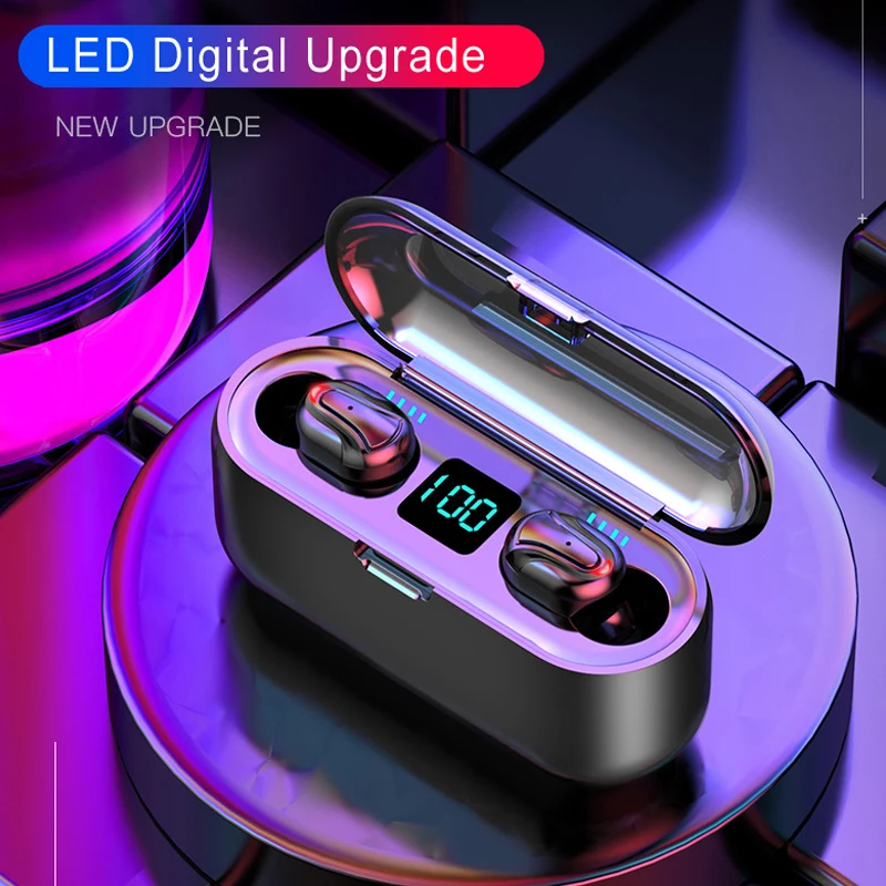 

Q32 Bluetooth Earphones Mini Wireless Earbuds Sport Handsfree Earphone Cordless Headset with Charging Box for Phone
