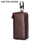 Высококачественный брелок из спилка, унисекс, сумка для ключей, держатель для автомобильных ключей, многофункциональный органайзер, кошелек, красочный чехол для ключей от дома