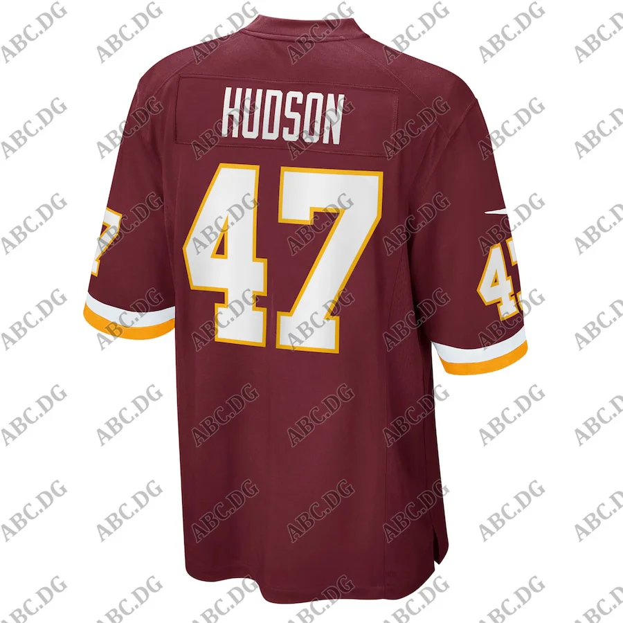 

Men Women Kid Youth Khaleke Hudson Washington Burgundy Game Player Jersey