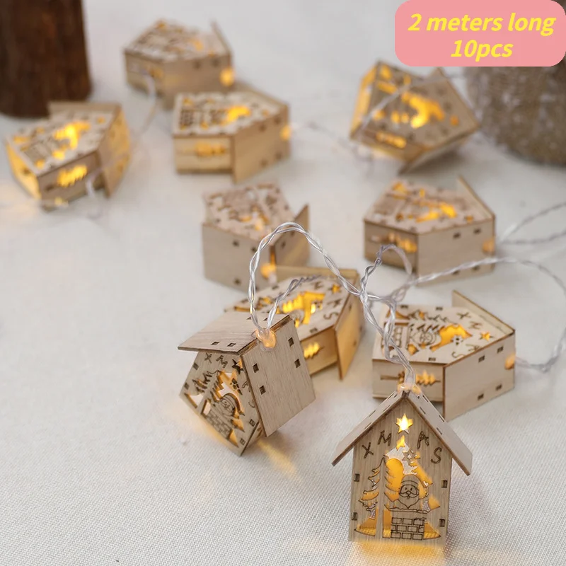 

Светодиодная гирлянда на 2 м, праздничное украшение для дома, гирлянда на батарейках, Детская сказочная Подарочная гирлянда, Рождественское...