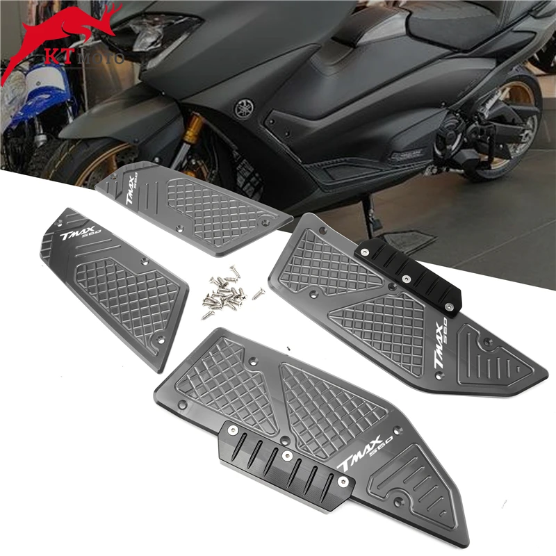Алюминиевые Подножки для мотоцикла Yamaha TMAX560 TMAX 560 Tech Max Tmax 2020|Накладки и