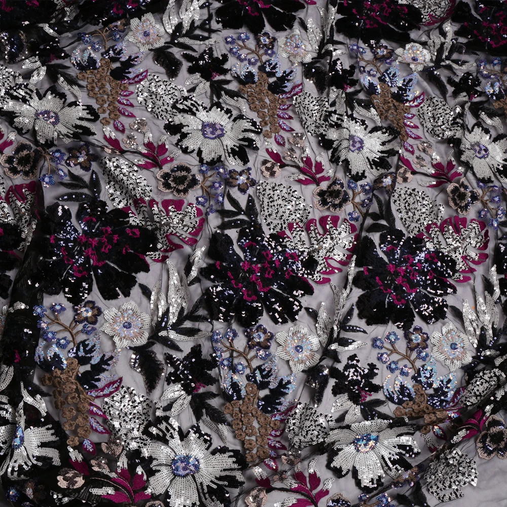 Nigerian Lace Fabric High Quality 2019 French Embroidery 3d Women African YS-9634 | Аксессуары для одежды