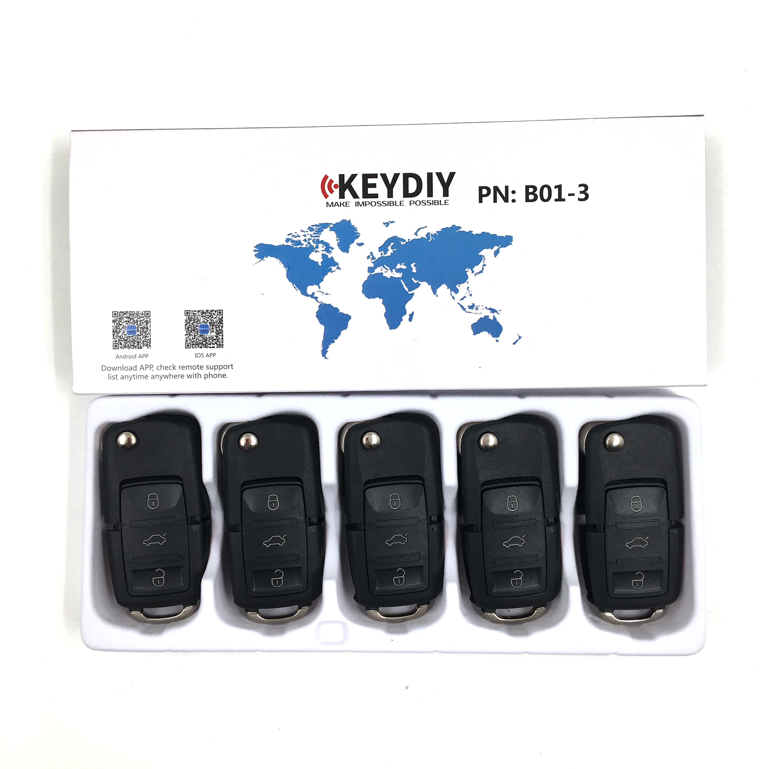 Оригинальный Универсальный пульт дистанционного управления KEYDIY KD B series B01-3 для