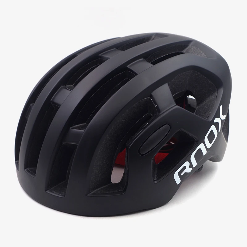RNOX Сверхлегкий мужской велосипедный шлем восьмиугольный черный mtb Горный шоссейный велосипедный шлем для женщин для взрослых 55-61 см оборудование для гоночного велосипеда