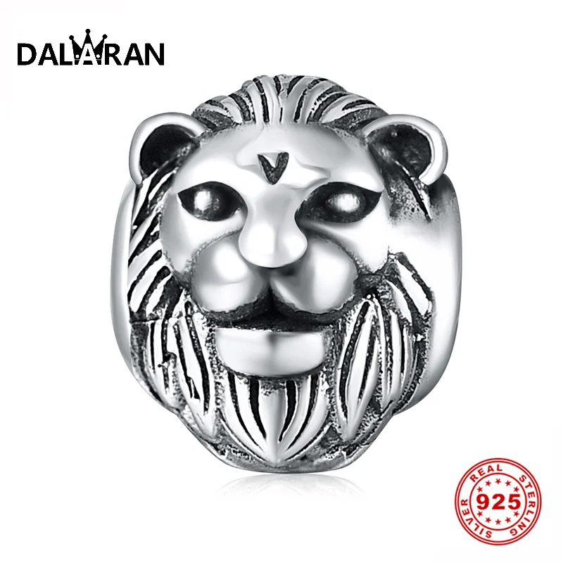 DALARAN 925 стерлингового серебра лев Король Simba Шарм бусины подходят оригинальный DIY
