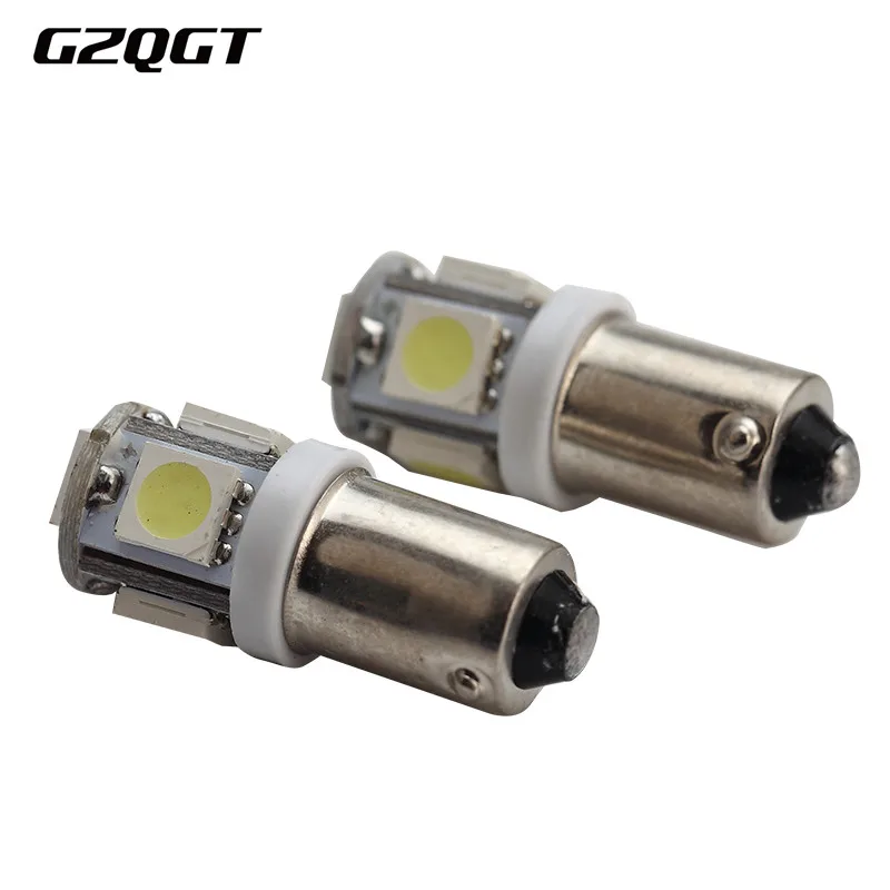100pcsT11 BA9S Turn Signal License Plate Bulb 5050 5SMD LED White Lights Car Light Source DC24V Lamp T4W 3886X H6W 363 | Автомобили и