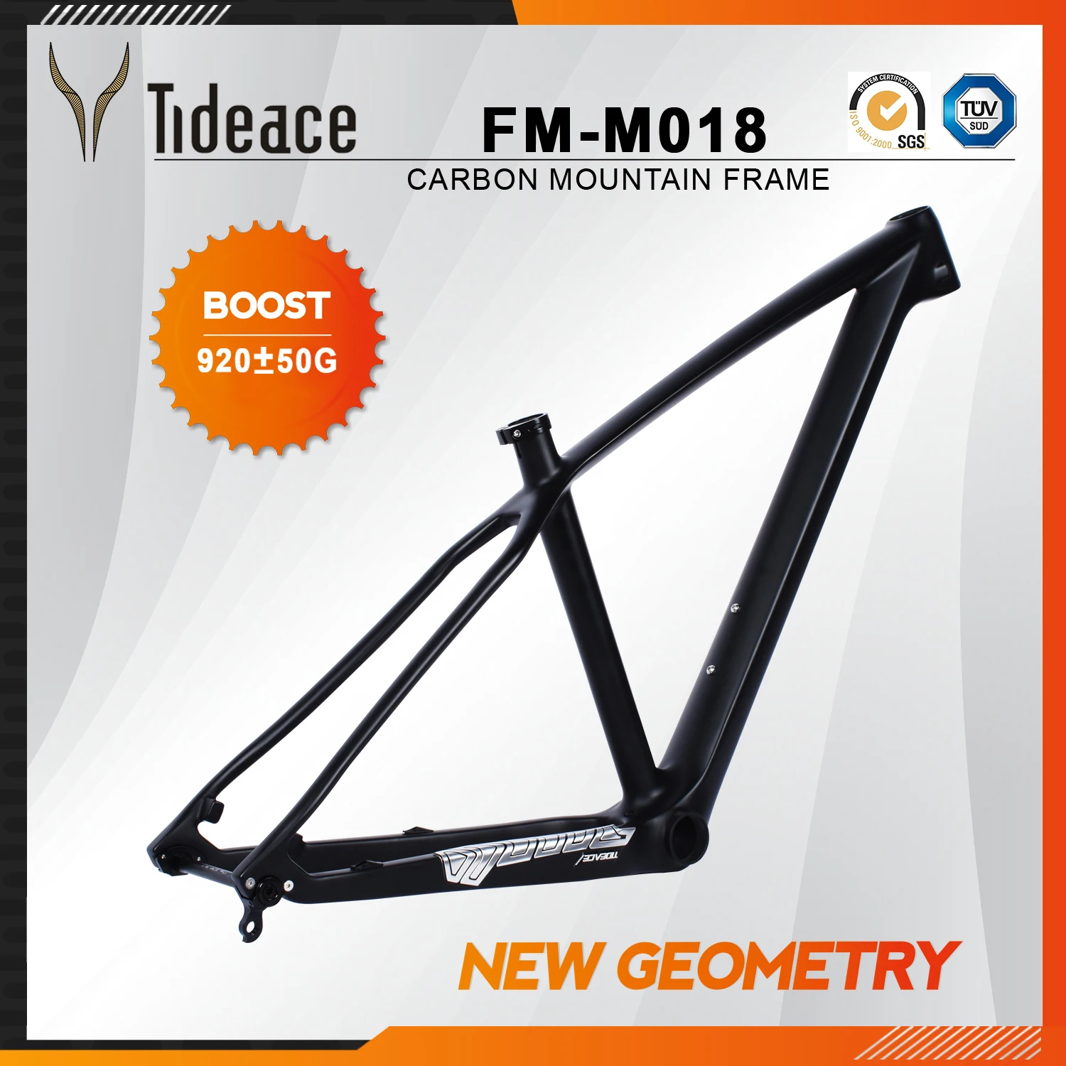 

2023 Tideace Ultralight 27.5er BOOST 148/142/135mm Full Carbon Fiber MTB Bike Frames Disc Brake Mountain Bicycle Frame
