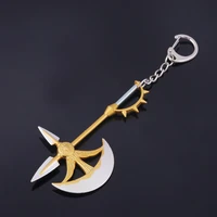 the seven deadly sins escanor rhitta keychain nanatsu no taizai axe bottle opener key chain for men escanor cosplay jewelry gify