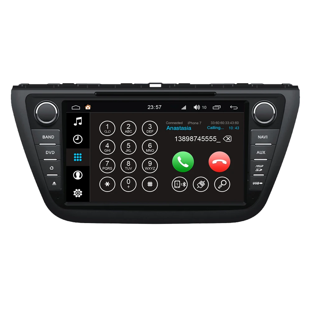 Android 8 0 для Suzuki Cross SX4 S сенсорный экран Авторадио автомобильный DVD GPS навигация
