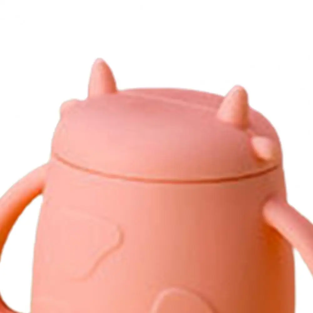 

Sippy Cup with Lid Multifunctional Silicone Kids Cartoon Water Cups Toddler Large Diameter Drinking Mug Lovely Birthday Gift