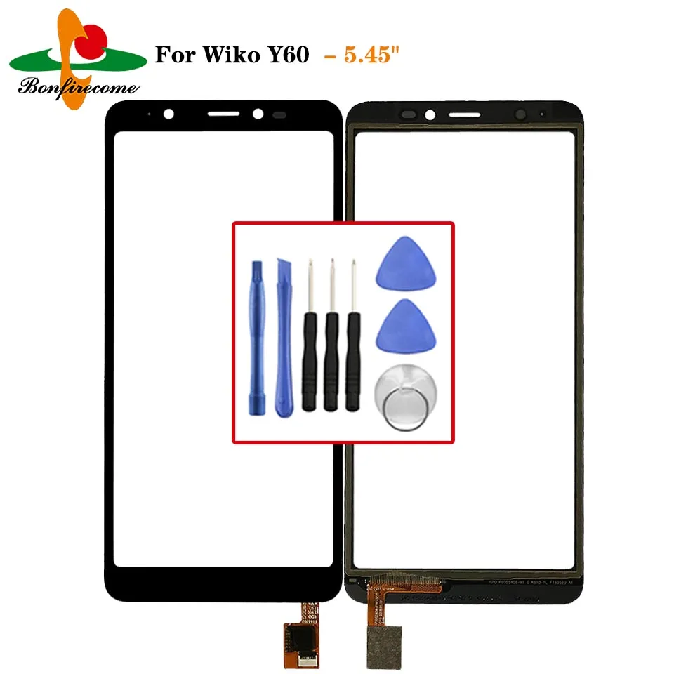 

Для Wiko Y60 Сенсорная панель Сенсорный экран дигитайзер сенсор Замена для Wiko Y60 ЖК-Передняя стеклянная линза