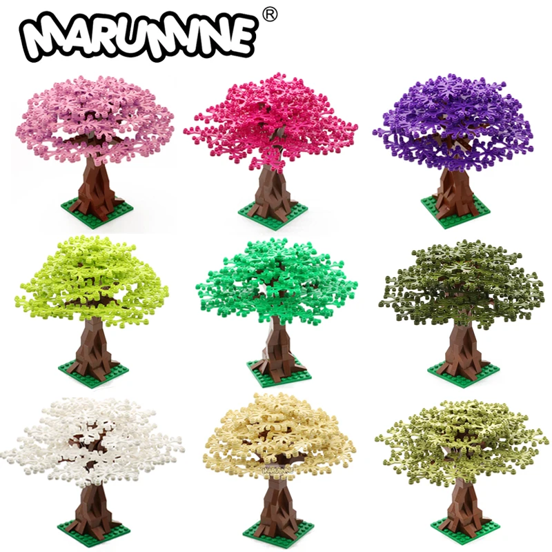 MARUMINE 102 шт. набор деталей MOC модель дерева серия Idea классический строительных
