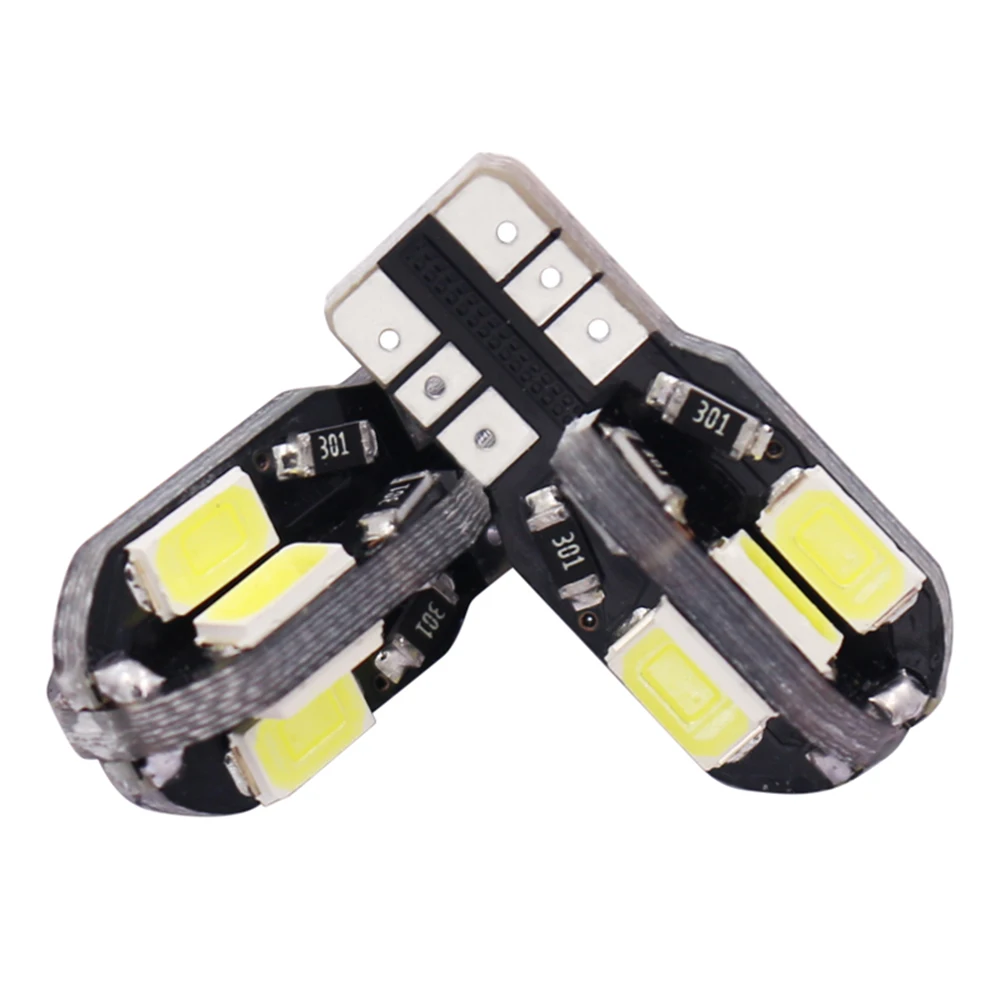 Автомобильный светодиодный габаритный фонарь T10 W5W 5630 8 SMD 12 В 194 168 автомобильный
