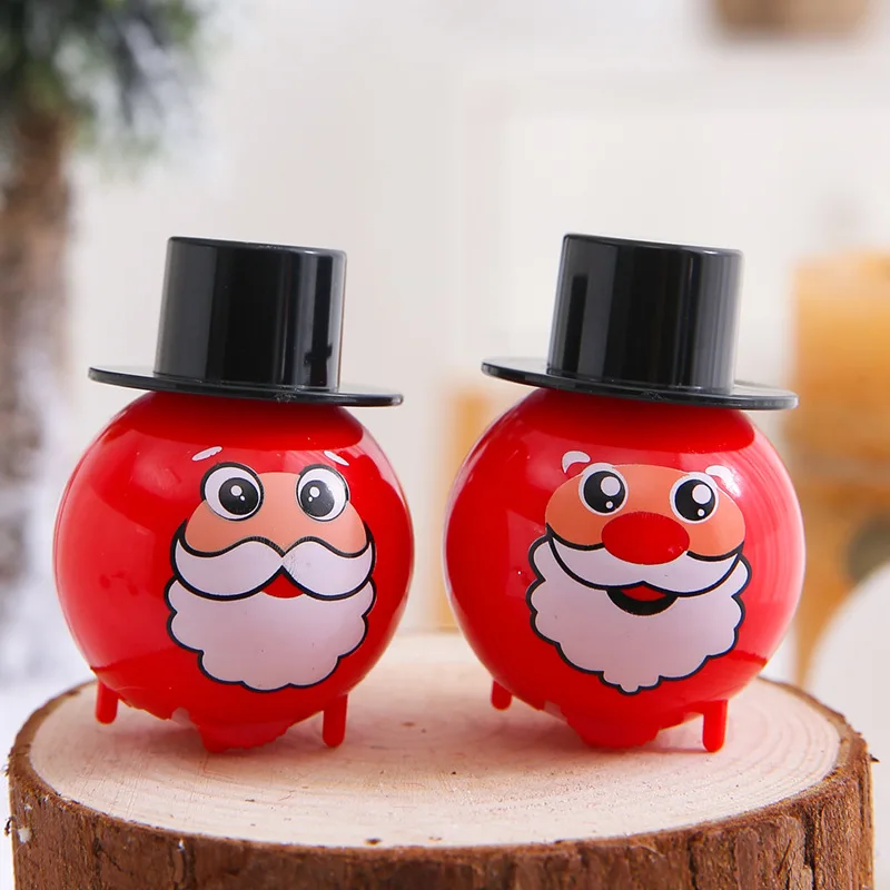 

New Christmas Classic Clockwork Jumping Wind-up Santa Claus Snowman Cartoon Kids Toys kids Funny Toys