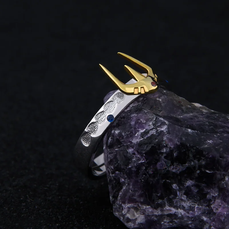 Аниме-кольцо Saint Seiya Cloth Myth Льва Ikki 925 пробы Серебряное кольцо на палец
