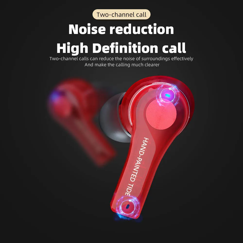 TWS-наушники GTWIN беспроводные Bluetooth 5 0 с зарядным устройством сенсорным