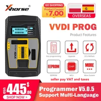original xhorse vvdi prog programmer v5 0 5 vvdi programmer auto key tool work with pcf79xx adapter for bmw isn read function