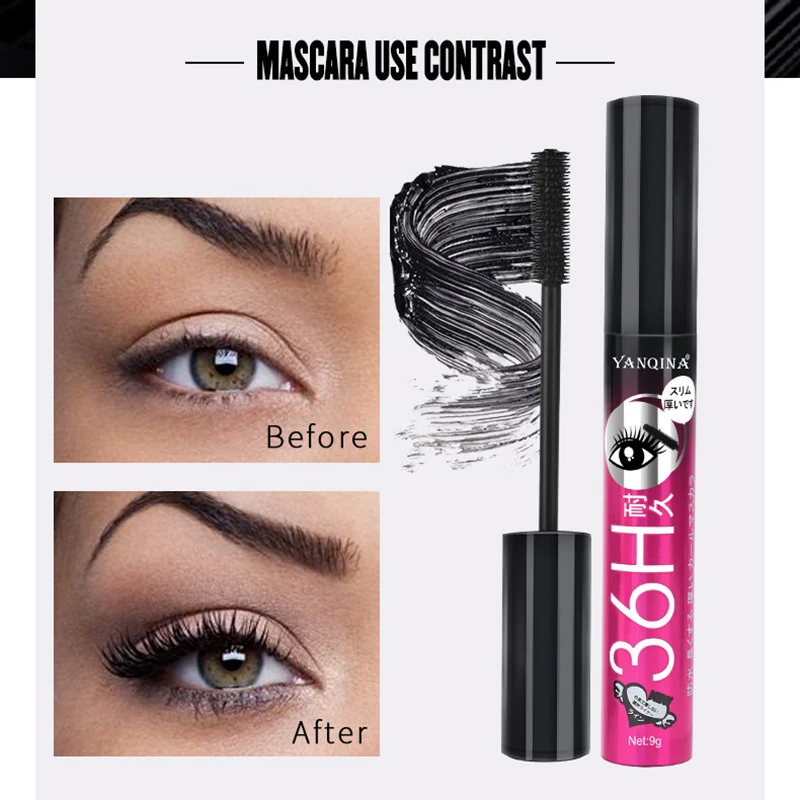 Женская тушь для ресниц комплект подводки глаз водостойкая с длительным сроком