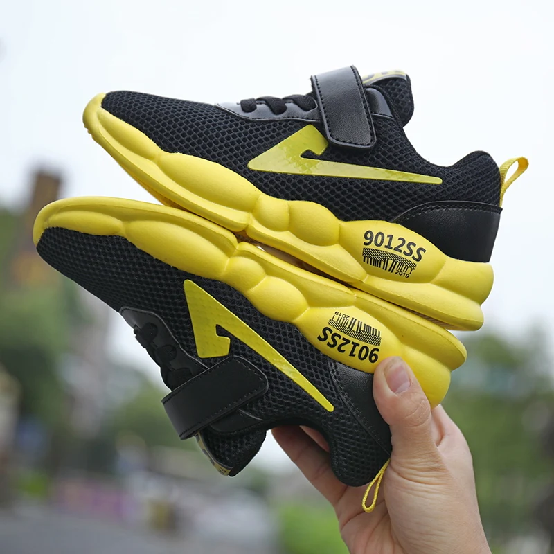 PINSEN/детская обувь для мальчиков Повседневные детские кроссовки Кожаные модные