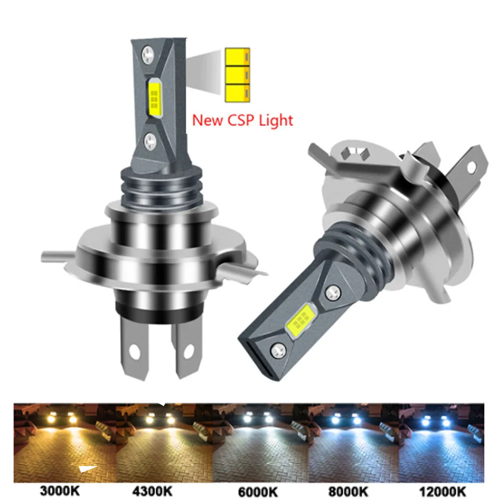 

New Mini CSP H16 881 880 H4 H7 LED Car Headlight 16000LM 4300K 6000K 8000K Lamp H1 9005 HB3 9006 HB4 H8 H9 H11 Fog Lights Bulbs