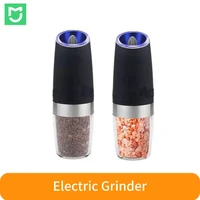 xiaomi electric pepper mill salt pepper grinder practical spice grinder mills moedor de pimenta kitchen grinding tool