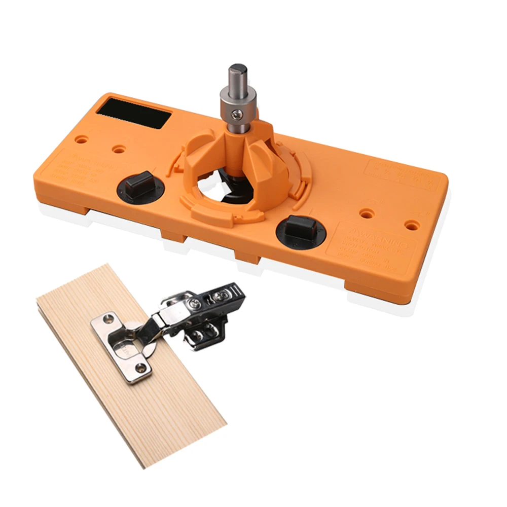 

WORKBRO 35mm Concealed Hinge Jig kit Woodworking Tools suitable for Face Frame Cabinet Cupboard Door Hinges Installation