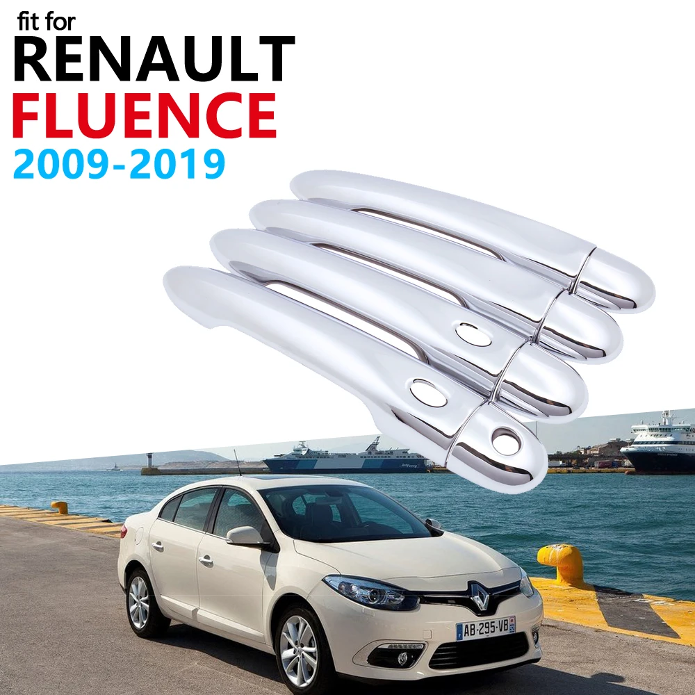 Дверная ручка автомобильные аксессуары для Renault Fluence 2009 ~ 2019 роскошная