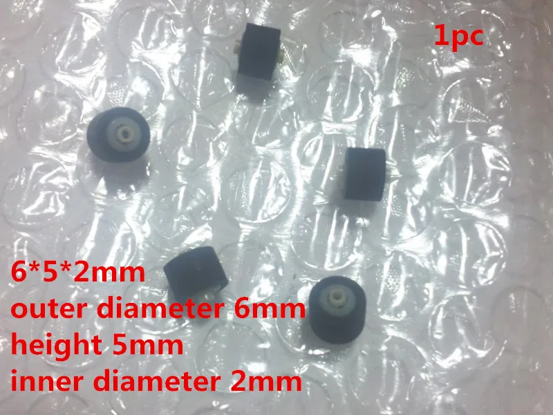 6x5x2mm 1 шт. 8*6*3 мм/11 мм* 6*2/10 мм* 5*1/10 мм* 6,8*1,4 автомобильный втягивающий ролик, палубный аудио рекордер давления пресс ремень шкив лента - Название цвета: 6x5x2mm