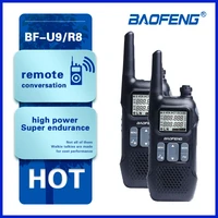 baofeng bf u9r8 5w uhf 400 470mhz fm ham walkie talkie usb flashlight hf cb ransceiver portable screen display two way radio